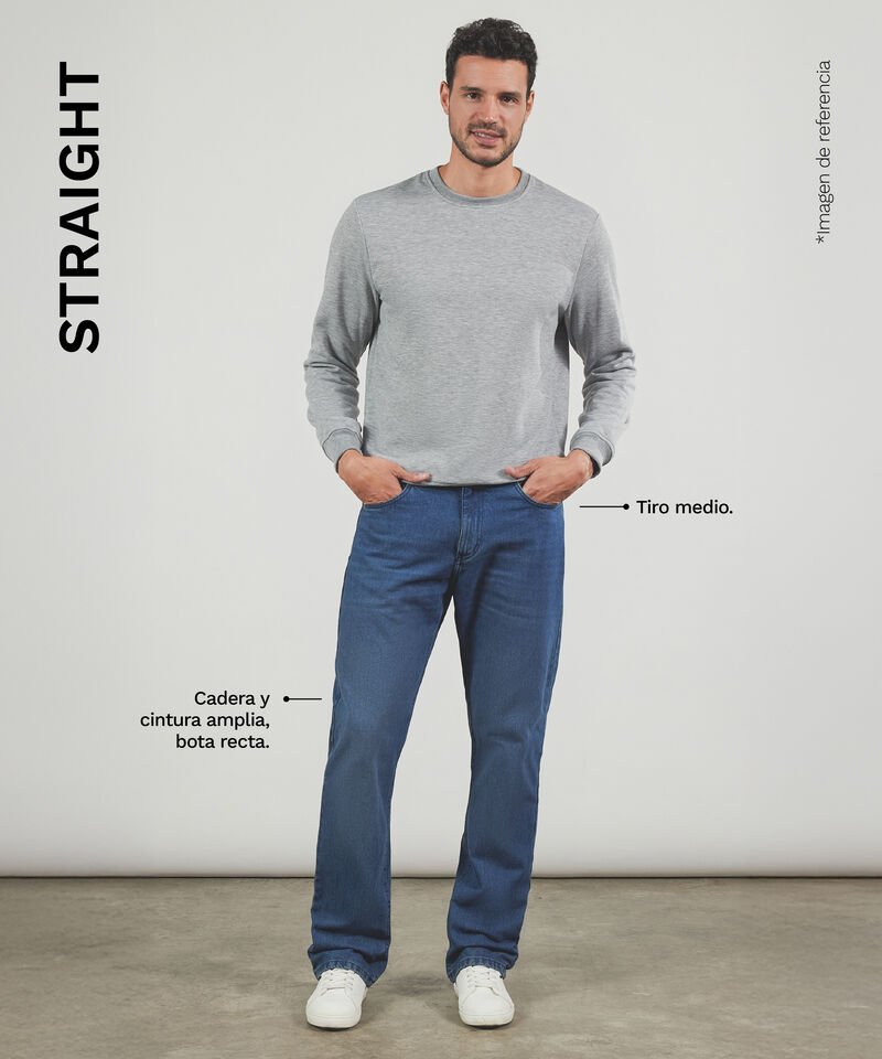 Jean Fit Straight, AzulMedio, hi-res