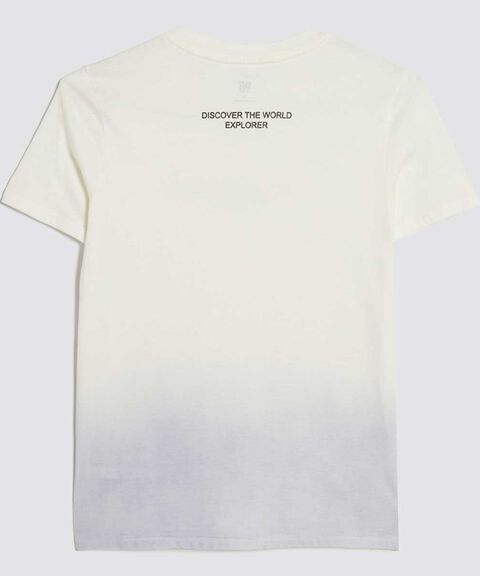 Camiseta Estampado Minimalista para Niño, Azul, hi-res image number null