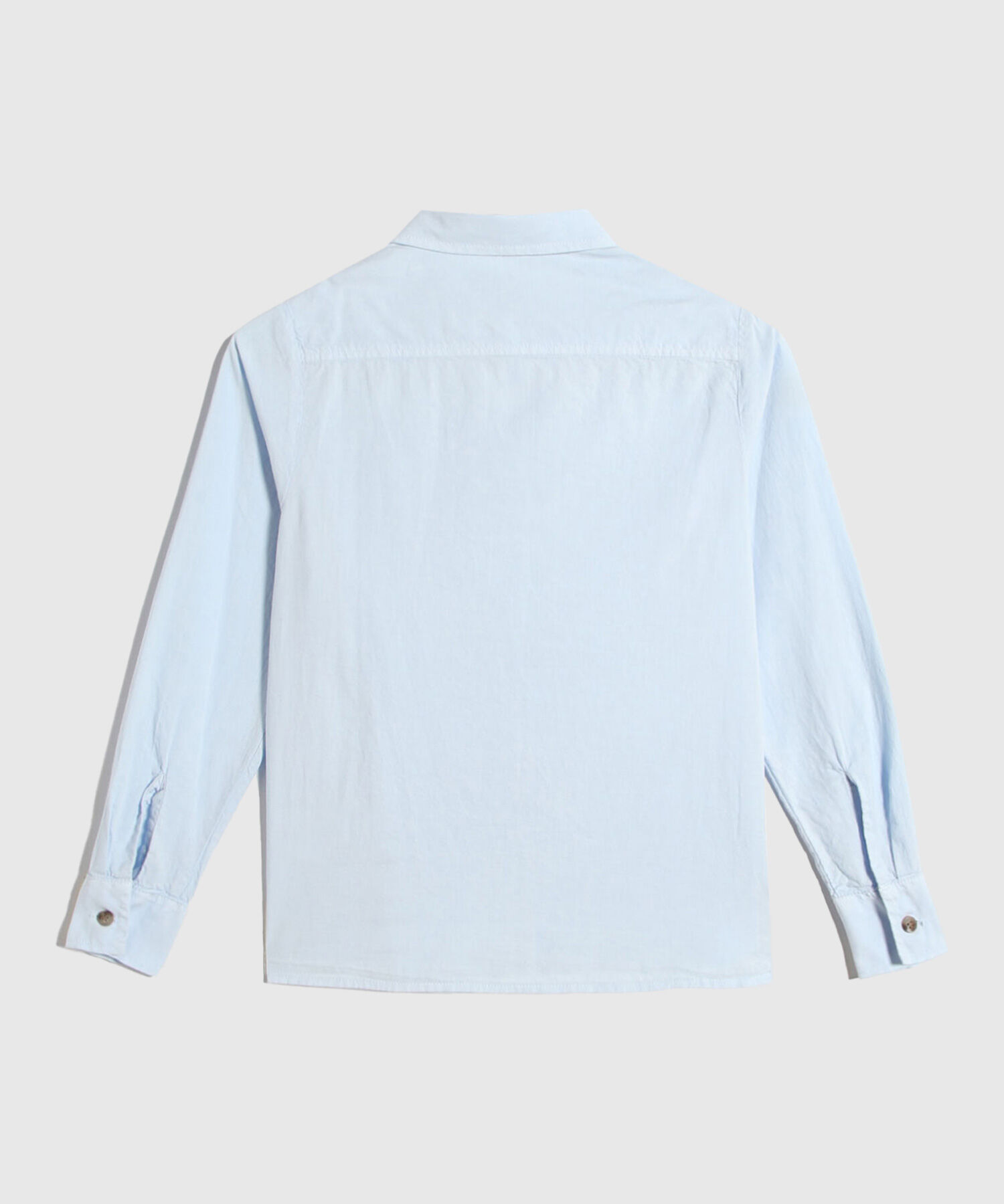 Camisa Manga Larga para Niño, AzulClaro, hi-res