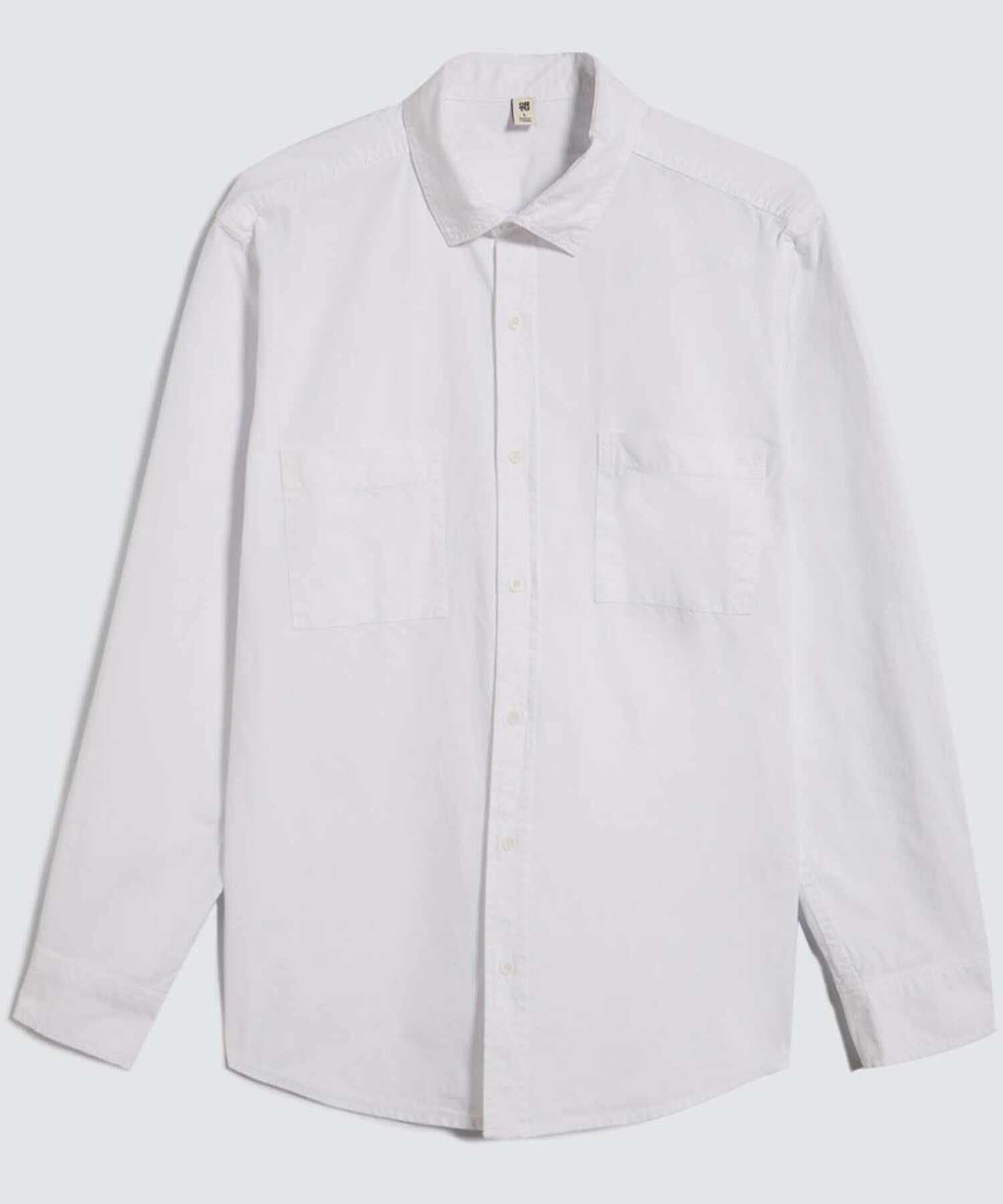 Camisa con Bolsillos, Blanco, hi-res