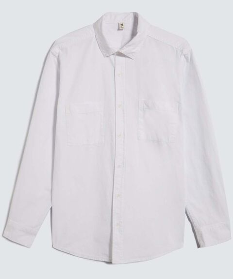 Camisa con Bolsillos, Blanco, hi-res