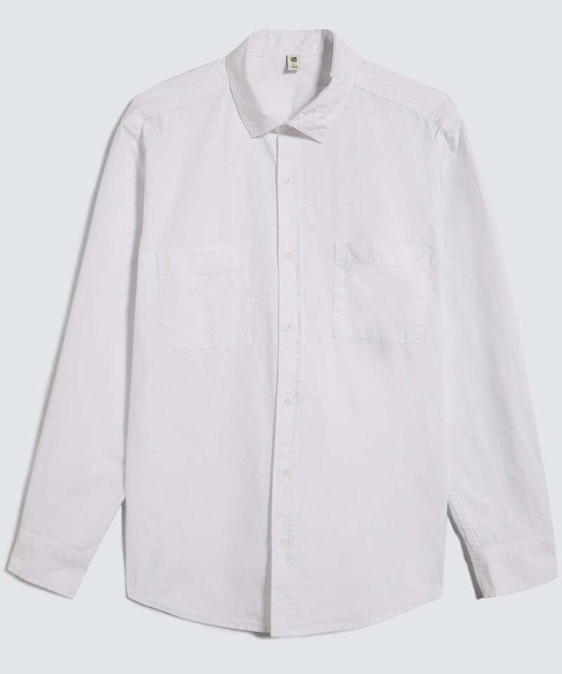 Camisa con Bolsillos, Blanco, hi-res