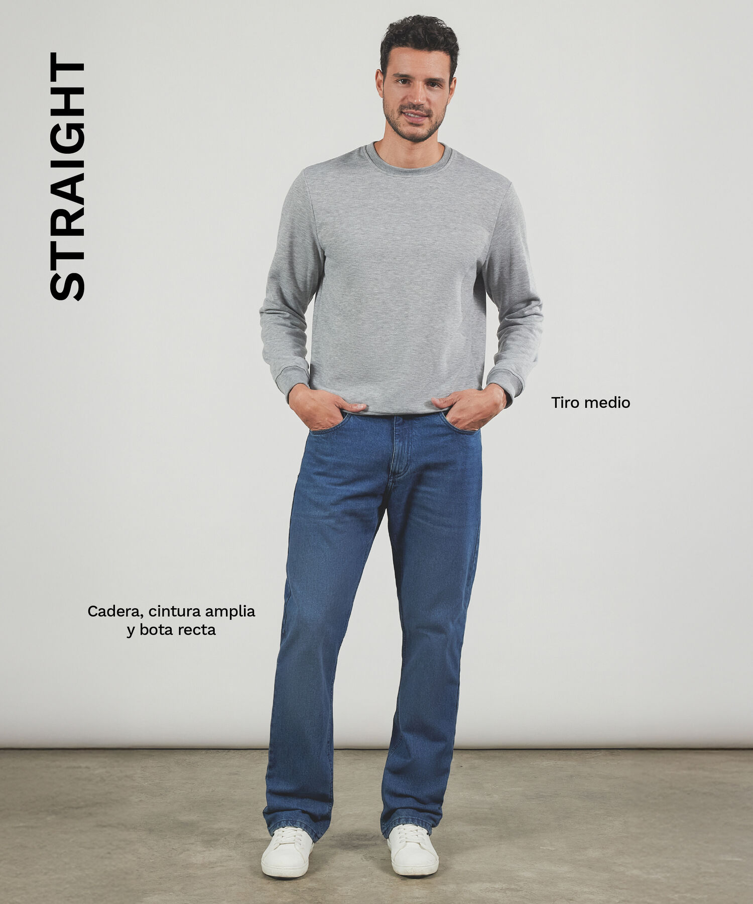 Jean Fit Straight, AzulMedio, hi-res