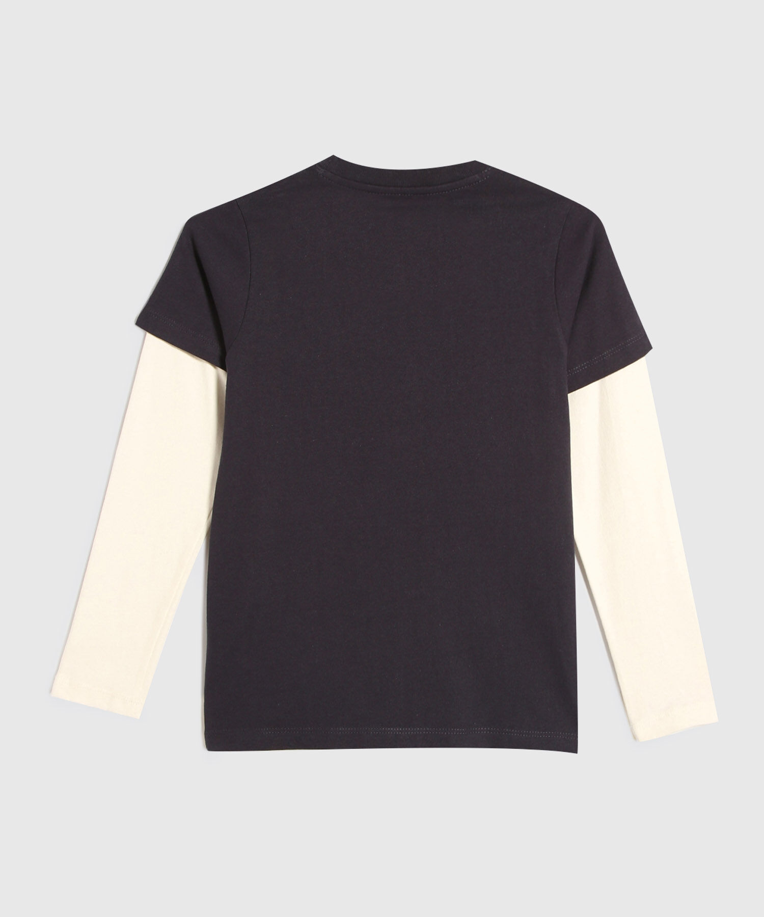 Camiseta Manga Larga Estampado para Niño, Azul, hi-res