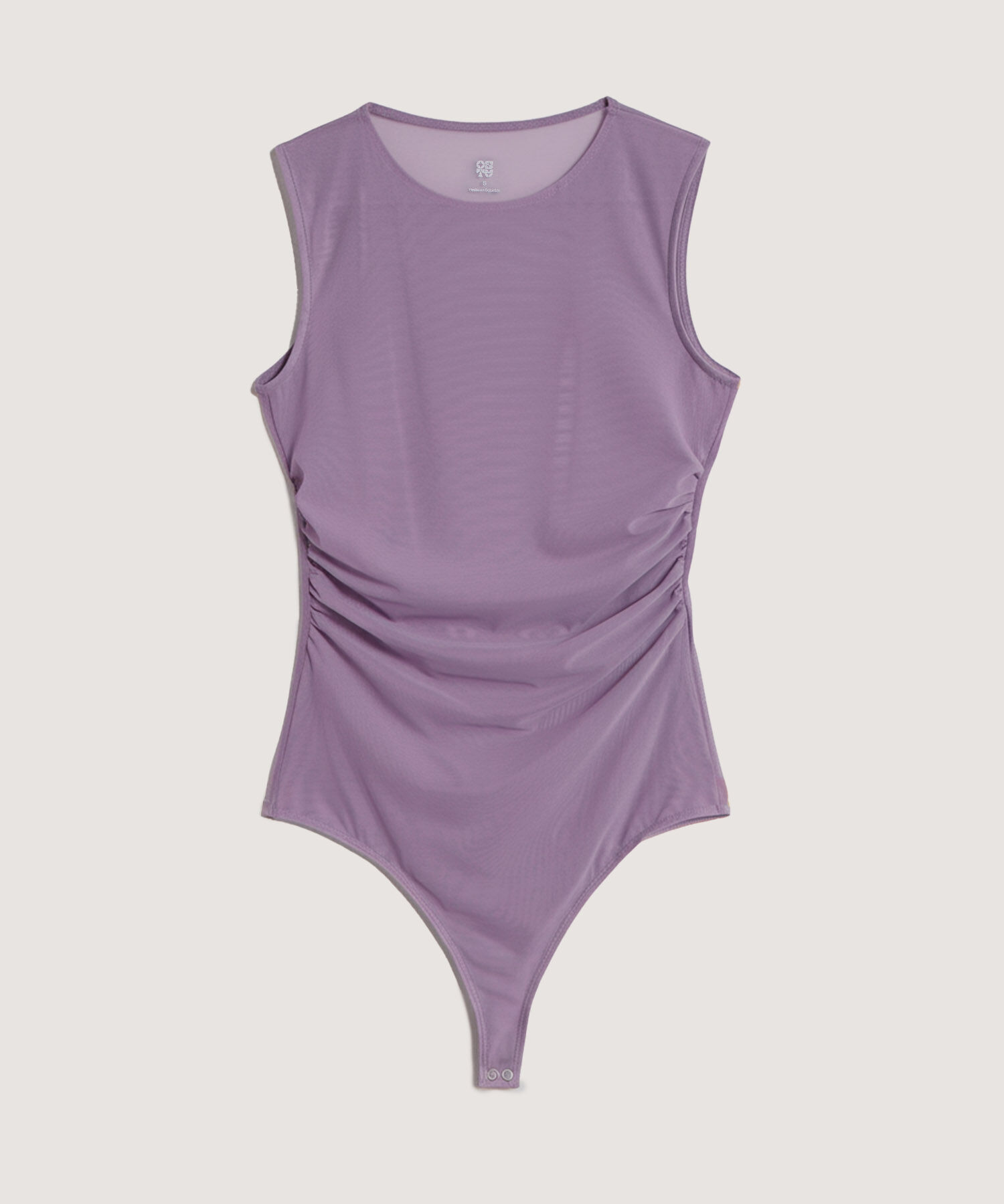 Body En Malla Drapeada, Morado, hi-res