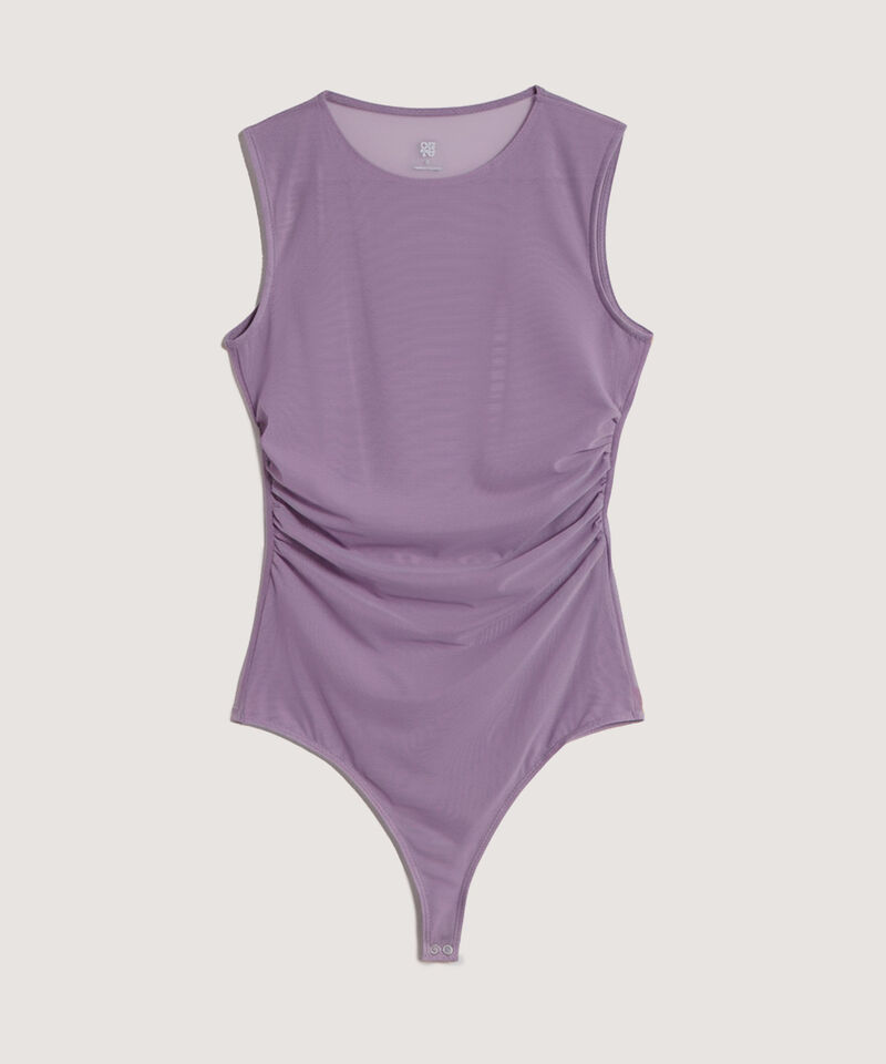 Body En Malla Drapeada, Morado, hi-res