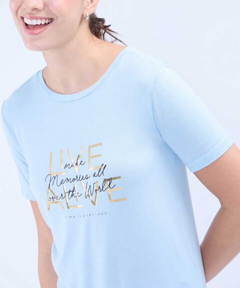 camisetas de descanso para mujer image number null