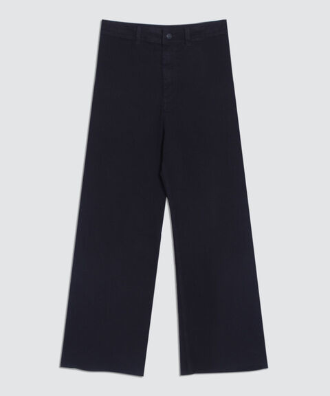Jeans Culotte Stretch, Negro, hi-res