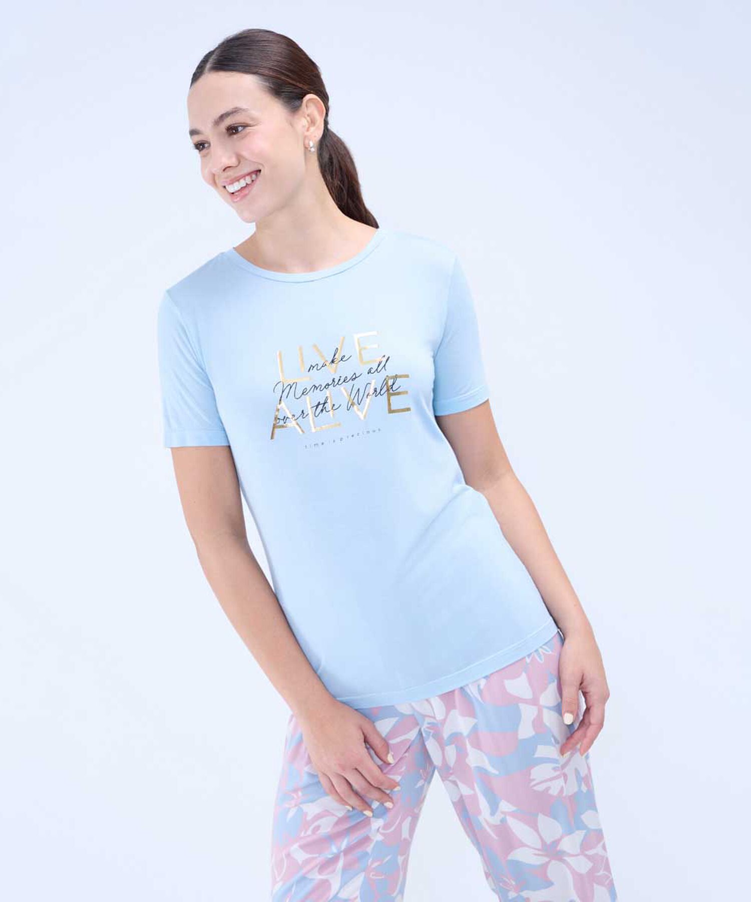 camisetas de descanso para mujer