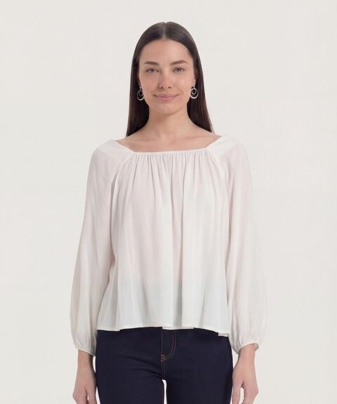 Blusas cuello redondo