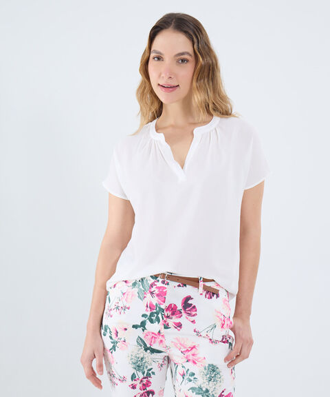 Blusas cuello V
